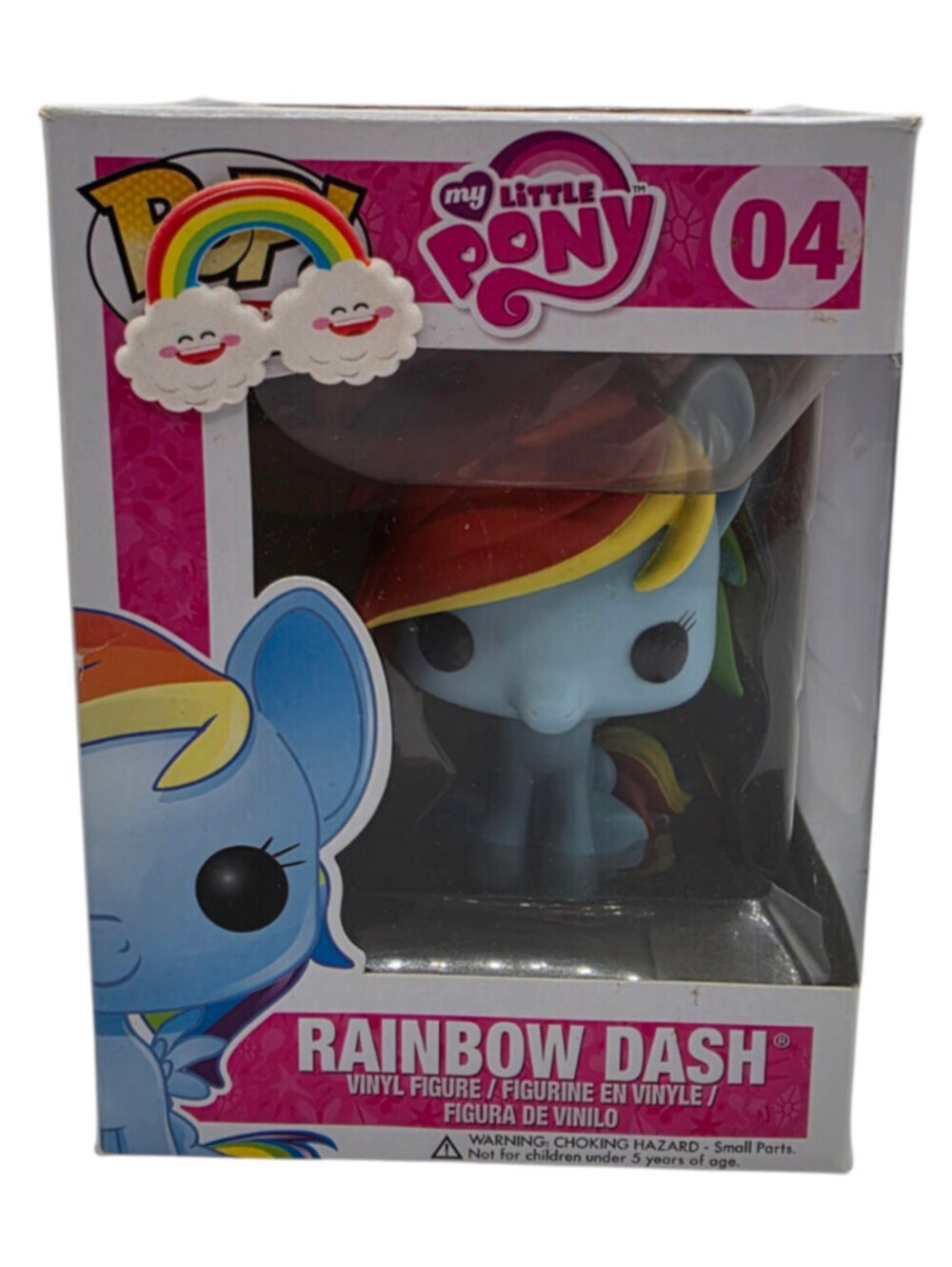 Funko Pop! My Little Pony Rainbow Dash #04 Vinyl Figure Blue Multicolor